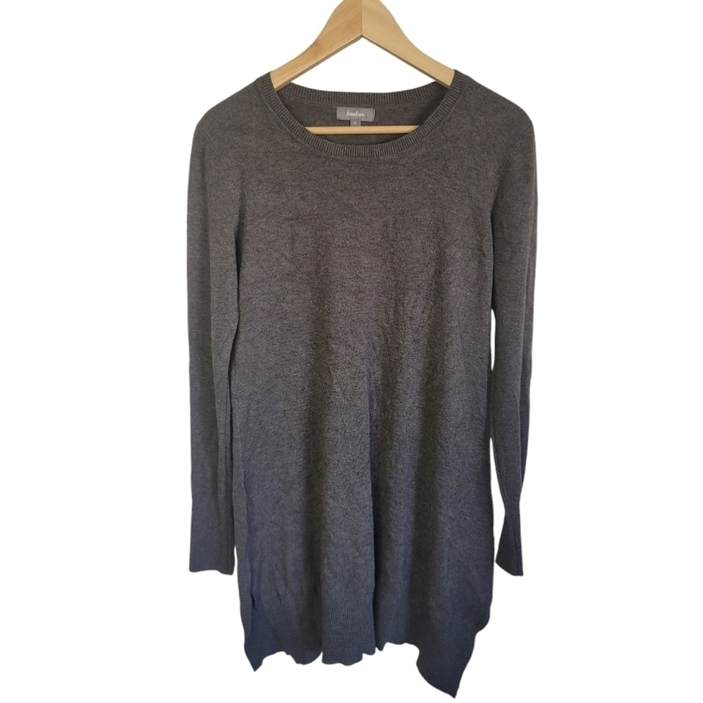 Nieman Marcus Gray Crew Neck Sweater Women's Size  Medium